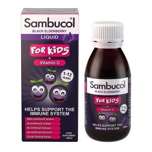Liquid For Kids + Vitamin C Sambucol 120ml