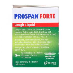 Siro ho dành cho người lớn Prospan Forte Engelhard 21 gói