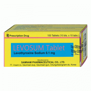 Thuốc Levosum 0.1mg điều trị nhược giáp