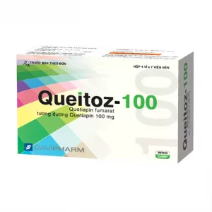 Queitoz 100 mg Davipharm 28 viên - Điều trị tâm thần phân liệt