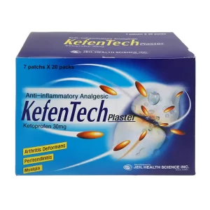 Kefentech Plaster Jeil Pharm - Cao dán giảm đau, kháng viêm 7 gói x 20 miếng