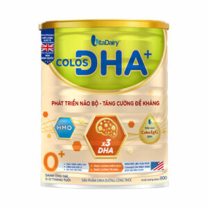 Colos DHA 0+ Vitadairy 800g – Sữa tăng đề kháng, phát triển não bộ