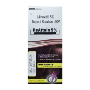 ReAttain Minoxidil 5% Topical Solution USP 60ml