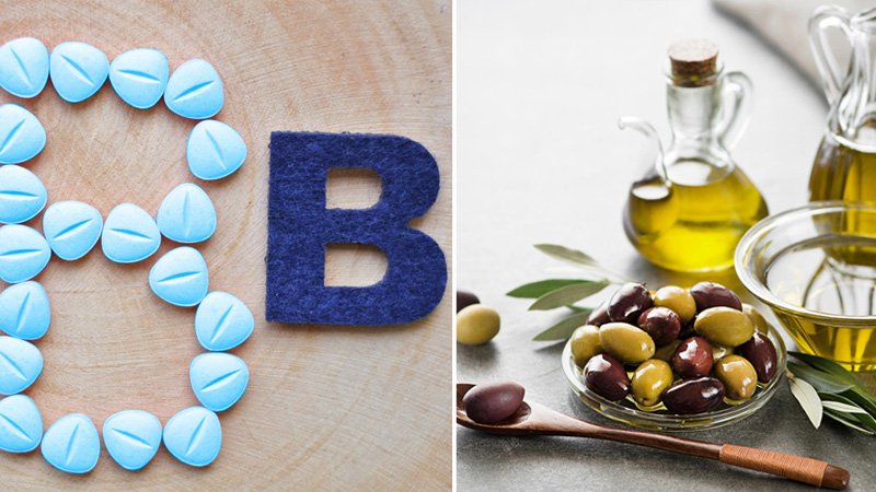 Dưỡng tóc bằng Vitamin B1 và dầu ô liu