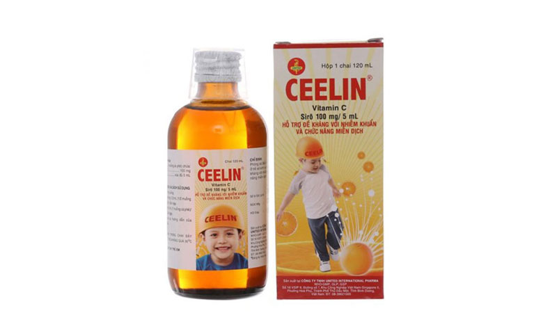 Siro bổ sung Vitamin C cho trẻ em Ceelin 120ml