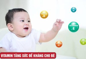 cac loai vitamin tang suc de khang cho tre
